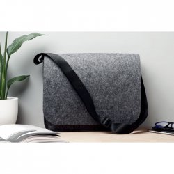 Filcowa torba na laptopa RPET odzież reklamowa z nadrukiem logo, haft sekundo.pl evesti.pl