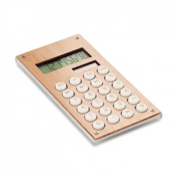 8 cyfrowy kalkulator bambusowy
