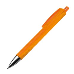 Długopis plastikowy biały, czerwony, pomarańczowy, niebieski, żółty, ciemnoszary