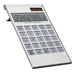 Kalkulator biały reklamowy z nadrukiem logo, Sekundo.pl