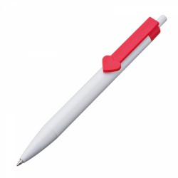 Długopis plastikowy CrisMa szary, czerwony, zielony, żółty reklamowy z nadrukiem logo