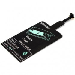 Uniwersalny chip indukcyjny QI Micro USB odzież reklamowa z nadrukiem logo, haft