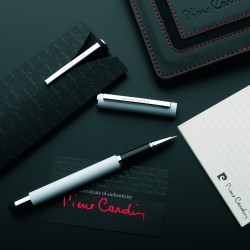 Pióro kulkowe soft touch CLAUDIE Pierre Cardin odzież reklamowa z nadrukiem logo, haft