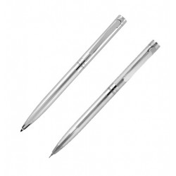 Zestaw piśmienny długopis i ołówek RENEE Pierre Cardin odzież reklamowa z nadrukiem logo