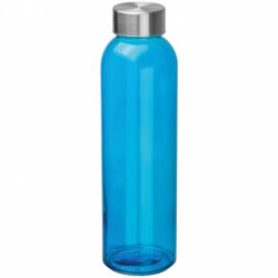 Szklana butelka 500 ml czerwony, pomarańczowy, niebieski, zielony, różowy, przezroczysty