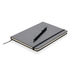 Notatnik A5, długopis, touch pen odzież reklamowa z nadrukiem logo, haft sekundo.pl