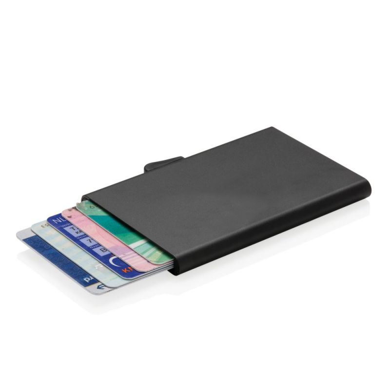 Etui na karty kredytowe C-Secure, ochrona RFID odzież reklamowa z nadrukiem logo, haft