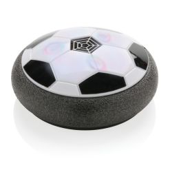 Piłka nożna do domu Hover Ball czarny reklamowy z nadrukiem logo, Sekundo.pl