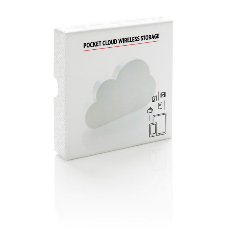 Kieszonkowy dysk bezprzewodowy 16GB, chmura odzież reklamowa z nadrukiem logo, haft