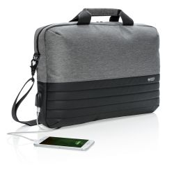 Torba na laptopa 15.6" Swiss Peak, ochrona RFID odzież reklamowa z nadrukiem logo, haft