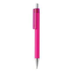 Długopis X9, touch pen różowy reklamowy z nadrukiem logo, Sekundo.pl