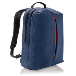 Plecak na laptopa 15" Biznes & Sport niebieski, pomarańczowy reklamowy z nadrukiem logo