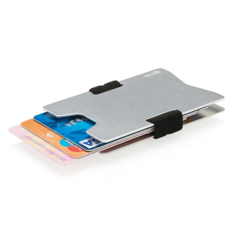 Minimalistyczny portfel, ochrona RFID odzież reklamowa z nadrukiem logo, haft sekundo.pl