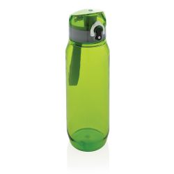 Butelka sportowa XL 800 ml zielony, szary reklamowy z nadrukiem logo, Sekundo.pl