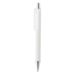 Długopis X9, touch pen biały reklamowy z nadrukiem logo, Sekundo.pl