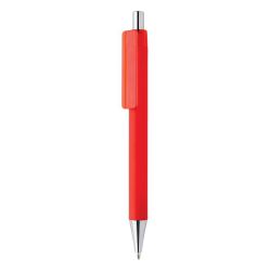Długopis X9, touch pen czerwony reklamowy z nadrukiem logo, Sekundo.pl