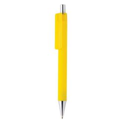 Długopis X9, touch pen żółty reklamowy z nadrukiem logo, Sekundo.pl