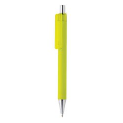 Długopis X9, touch pen limonkowy reklamowy z nadrukiem logo, Sekundo.pl