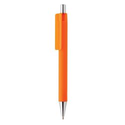 Długopis X9, touch pen pomarańczowy reklamowy z nadrukiem logo, Sekundo.pl