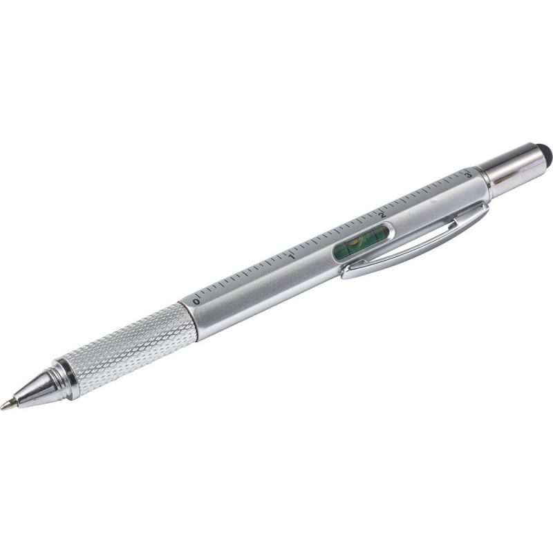 Długopis wielofunkcyjny, touch pen, linijka, poziomica odzież reklamowa z nadrukiem logo