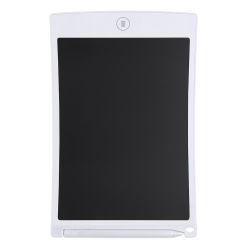 Magnetyczny tablet LCD, rysik w komplecie biały, czarny reklamowy z nadrukiem logo