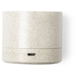 Głośnik bezprzewodowy 3W ze słomy pszenicznej odzież reklamowa z nadrukiem logo, haft
