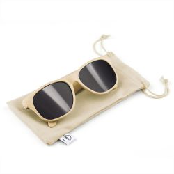 Okulary przeciwsłoneczne B'RIGHT ze słomy pszenicznej czarny, niebieski, neutralny