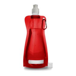 Składana butelka 420 ml z karabińczykiem odzież reklamowa z nadrukiem logo, haft