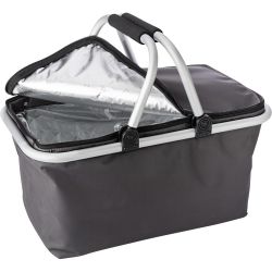 Koszyk poliestrowy, składany, torba termoizolacyjna odzież reklamowa z nadrukiem logo