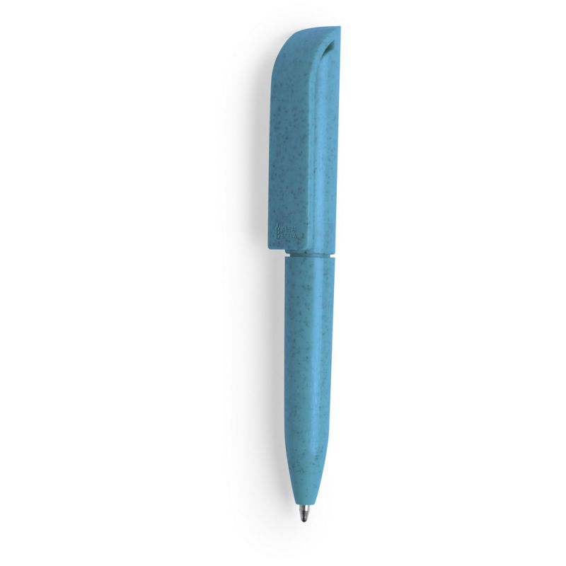 Mini długopis z włókien słomy pszenicznej czerwony, niebieski, zielony, neutralny