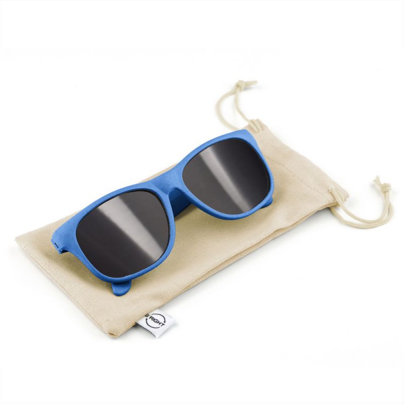 Okulary przeciwsłoneczne B'RIGHT ze słomy pszenicznej odzież reklamowa z nadrukiem logo