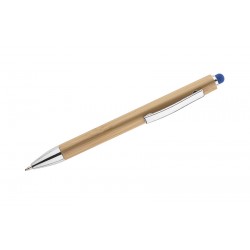 Touch pen bambusowy TUSO biały, czerwony, czarny, niebieski, zielony, żółty reklamowy z