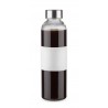 Butelka szklana GLASSI 520 ml biały, czerwony, czarny, niebieski, różowy, zielony jasny