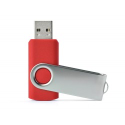 Pamięć USB TWISTER 4 GB czerwony, czarny, niebieski reklamowy z nadrukiem logo, Sekundo.pl