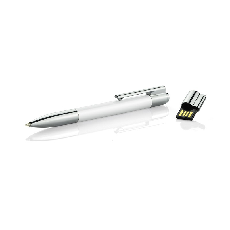Długopis z pamięcią USB BRAINY 8 GB odzież reklamowa z nadrukiem logo, haft sekundo.pl