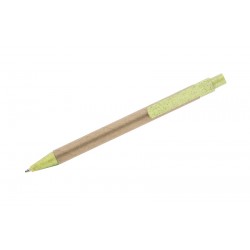 Długopis papierowy TIKO beżowy, czarny, pomarańczowy, zielony jasny, błękitny reklamowy z