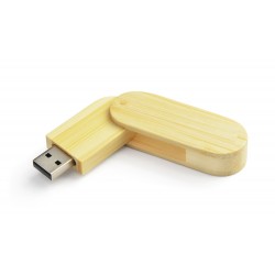 Pamięć USB bambusowa STALK 16 GB odzież reklamowa z nadrukiem logo, haft sekundo.pl
