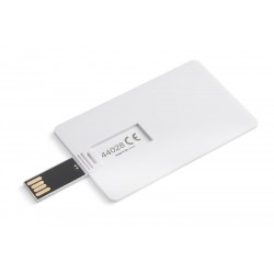 Pamięć USB KARTA 32 GB biały reklamowy z nadrukiem logo, Sekundo.pl