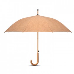 25-calowy korkowy parasol beżowy reklamowy z nadrukiem logo, Sekundo.pl