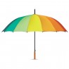 Tęczowy parasol 27 cali odzież reklamowa z nadrukiem logo, haft sekundo.pl evesti.pl