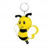 Pluszowa pszczoła RPET z chipem NFC, brelok | Zibee odzież reklamowa z nadrukiem logo