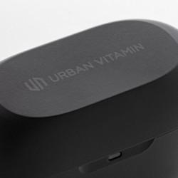 Bezprzewodowe słuchawki douszne Urban Vitamin Napa odzież reklamowa z nadrukiem logo