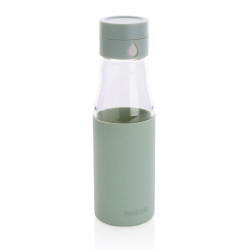 Butelka monitorująca ilość wypitej wody 650 ml Ukiyo zielony reklamowy z nadrukiem logo
