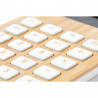 Bambusowy kalkulator jasnobrązowy reklamowy z nadrukiem logo, Sekundo.pl