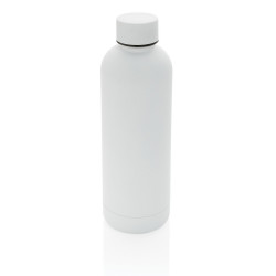 Próżniowa butelka sportowa 500 ml Impact biały reklamowy z nadrukiem logo, Sekundo.pl