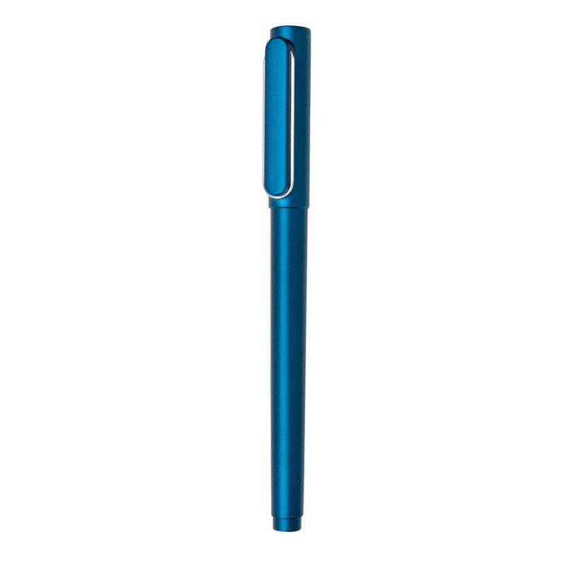 Długopis X6 niebieski reklamowy z nadrukiem logo, Sekundo.pl