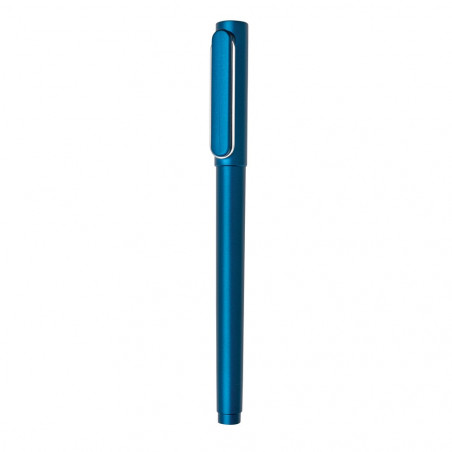Długopis X6 niebieski reklamowy z nadrukiem logo, Sekundo.pl