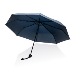 Mały parasol automatyczny 21" Impact AWARE rPET niebieski reklamowy z nadrukiem logo
