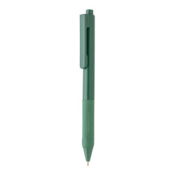 Długopis X9 zielony reklamowy z nadrukiem logo, Sekundo.pl