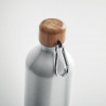 Butelka aluminiowa 800 ml matt silver reklamowy z nadrukiem logo, Sekundo.pl